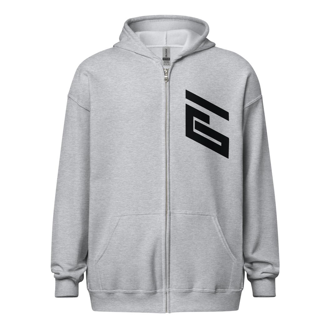 LEGACY ZIP HOODIE - GRAY